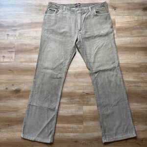 Vintage Diesel Corduroy Pants Men 40x34 Brown Bootcut Fit Preppy Casual Y2K